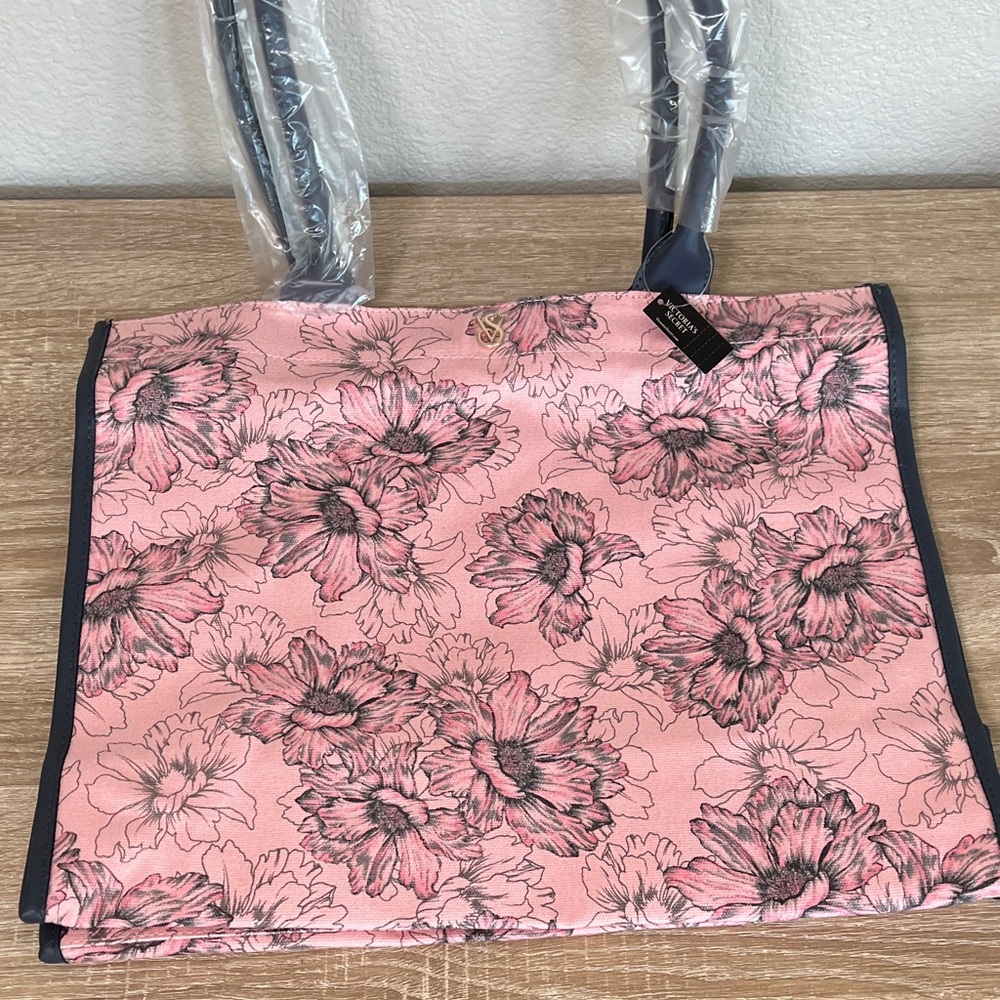 Victoria's Secret Pink Floral Tote